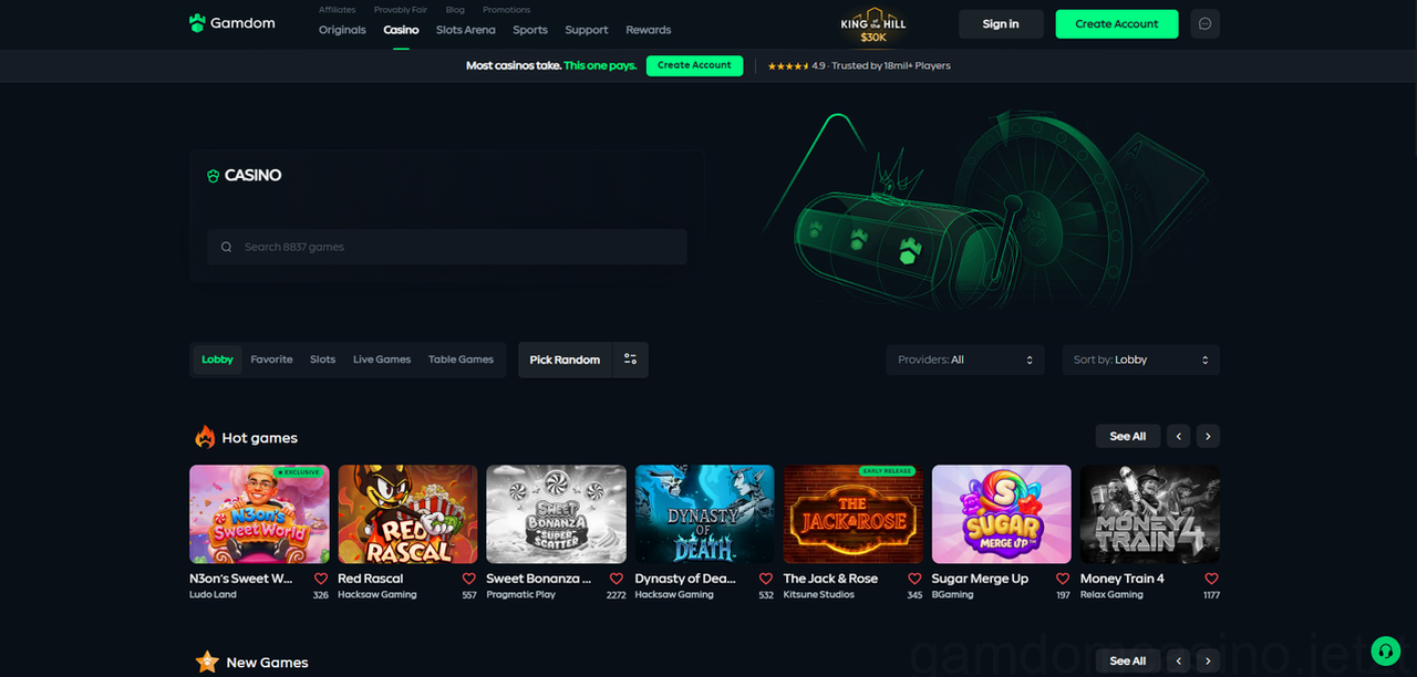 Gamdom Casino Casino